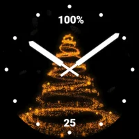 Glitter Merry Christmas Tree