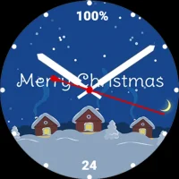 Merry Christmas Eve Snow Santa