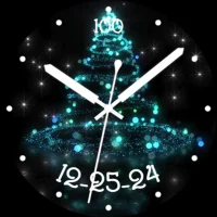 Merry Christmas Tree Glitter